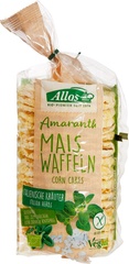 Allos - Amaranth Maiswafels Italiaanse Kruiden Glutenvrij - 100 gram