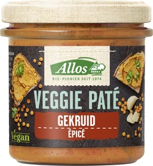 Allos - Vegan paté Gekruid - 135 gram