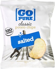 Go Pure - Chips Naturel Salted Glutenvrij - 40 gram