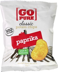 Go Pure - Classic Chips Paprika Glutenvrij - 40 gram