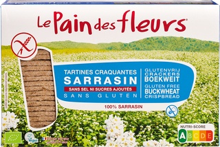 Le Pain Des Fleurs - Crackers Boekweit zonder Zout - 300gram