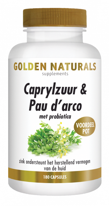 Golden Naturals&nbsp;Caprylzuur & Pau d'Arco