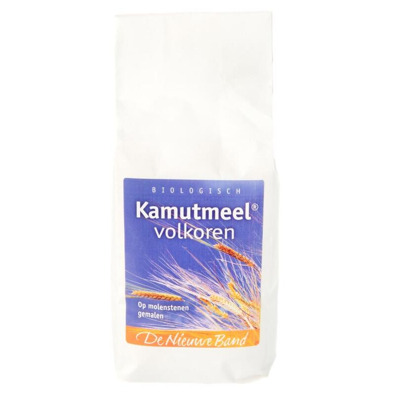 De Nieuwe Band Kamutmeel 500 gram met volle nootachtige smaak