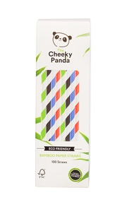 Cheeky Panda Papieren Bamboe Rietjes