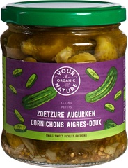 Your Organic Nature - Augurken Zoetzuur - 330 gram