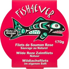Fish 4 Ever - Wilde Roze Zalmfilets - 170 gram