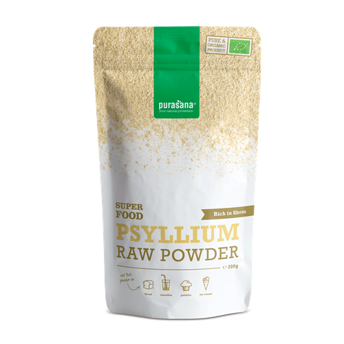 Psyllium Raw Poeder BIO Glutenvrij - 200g - Purasana
