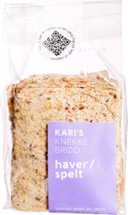 Kari's Crackers - Knekkebr&oslash;d Haver Spelt - 200 gram