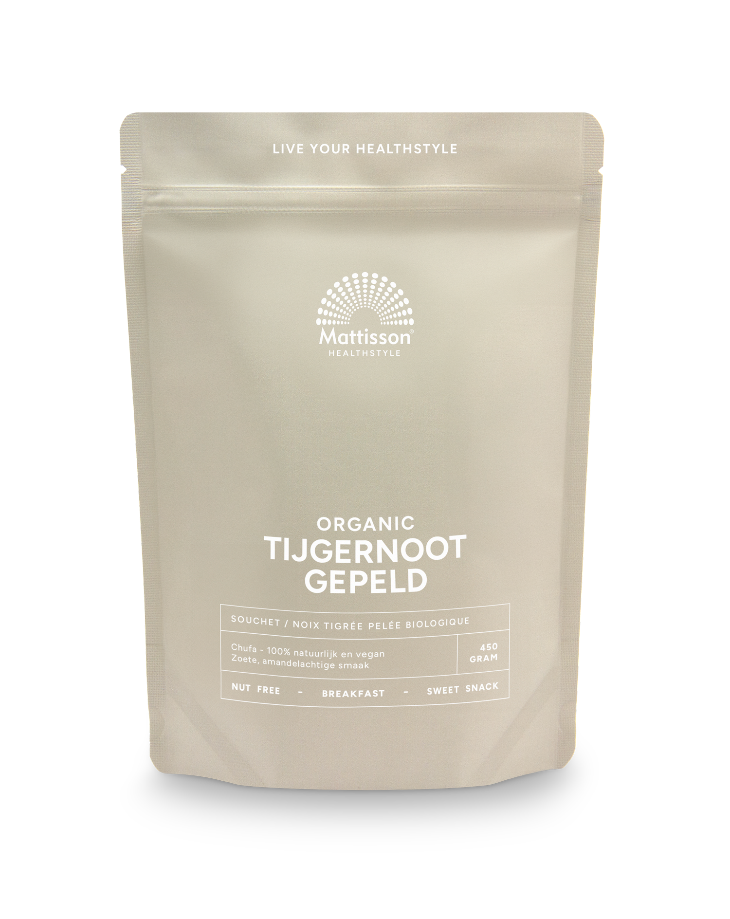 Biologische Tijgernoten - Gepeld - 450 g - Mattisson