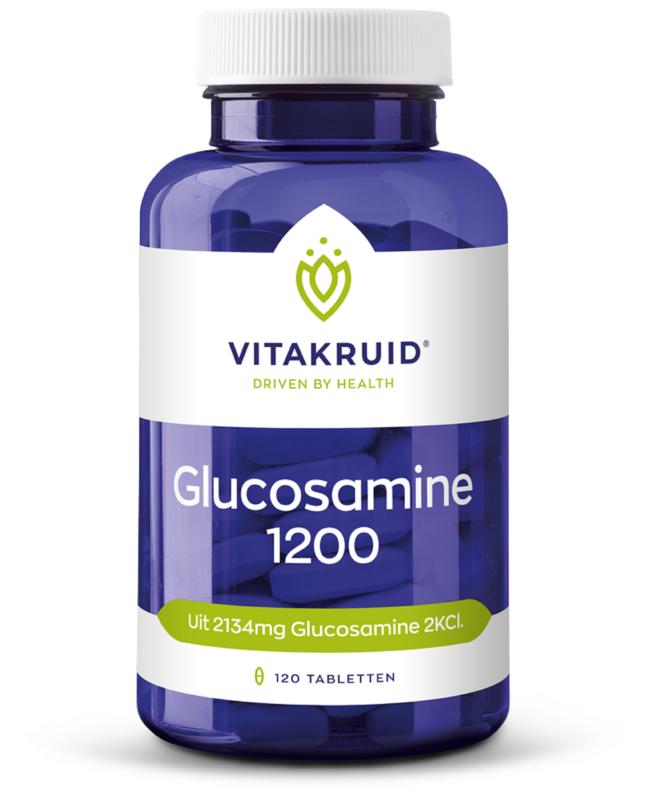 Glucosamine Sulfaat 2 KCI 1200mg - 120 Tabletten - Vitakruid