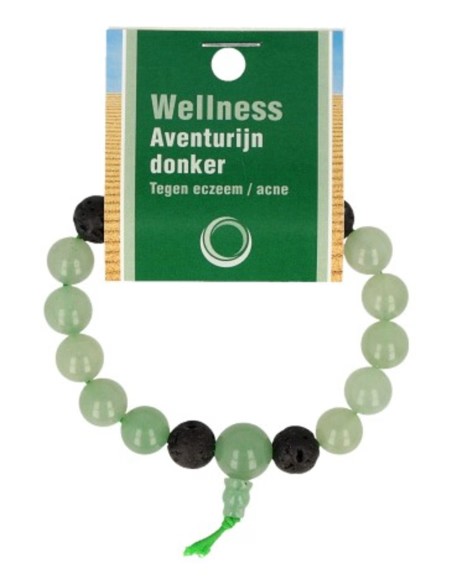 Ruby Mania - Aventurijn groen powerbead mannen