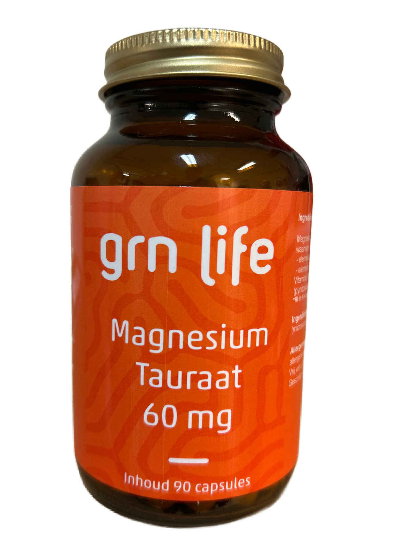 GRN LIFE - Magnesium Tauraat - 90vcaps
