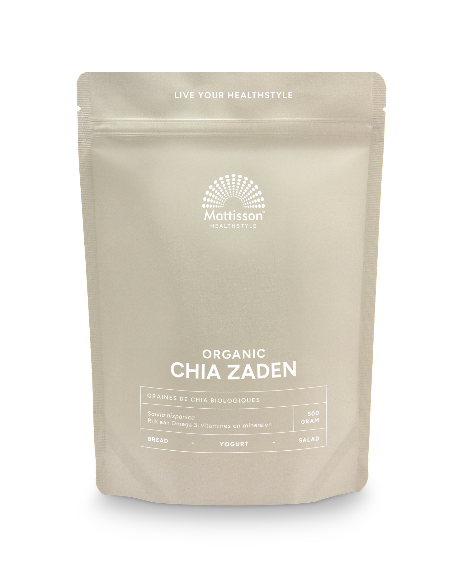 Biologisch Chiazaad RAW - 500 gram - Mattisson 