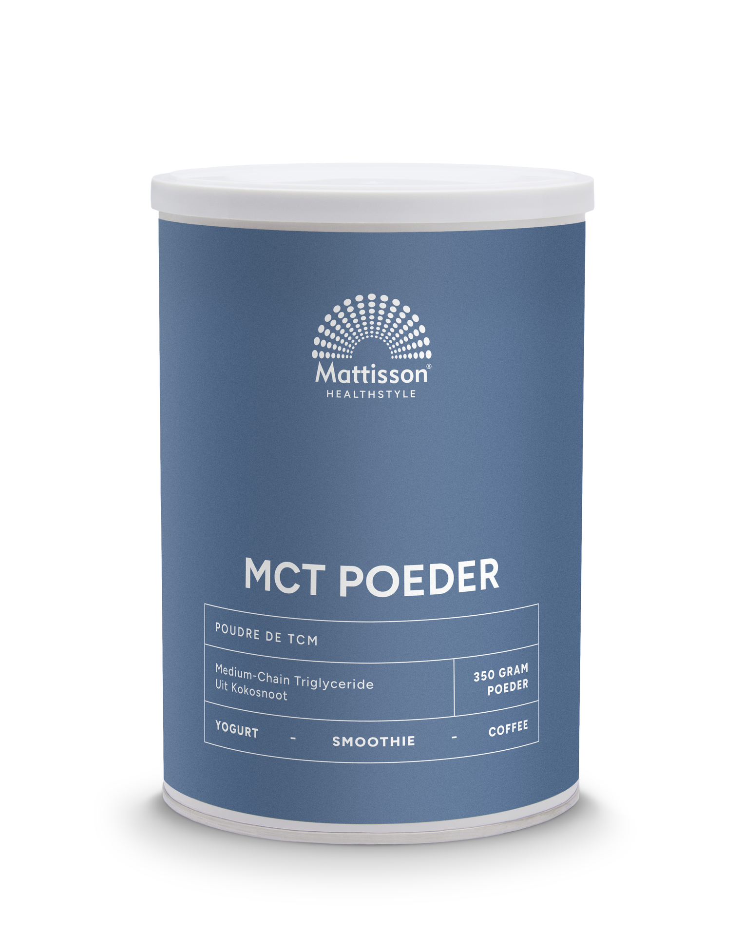 Mattisson - Vegan MCT Poeder &ndash; Coconut Pure - 350 gram