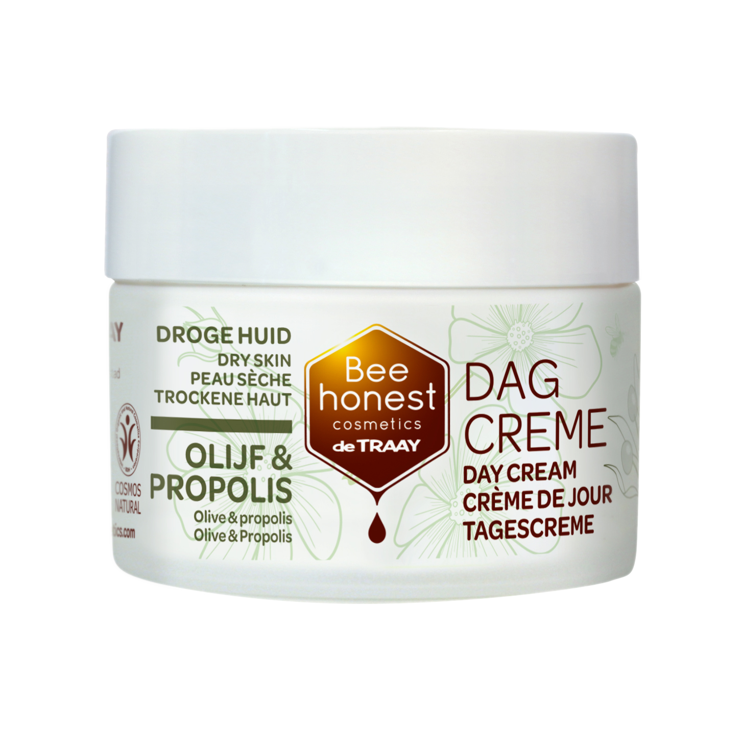 Dag cr&egrave;me Olijf & Propolis - 50 ml - Bee Honest