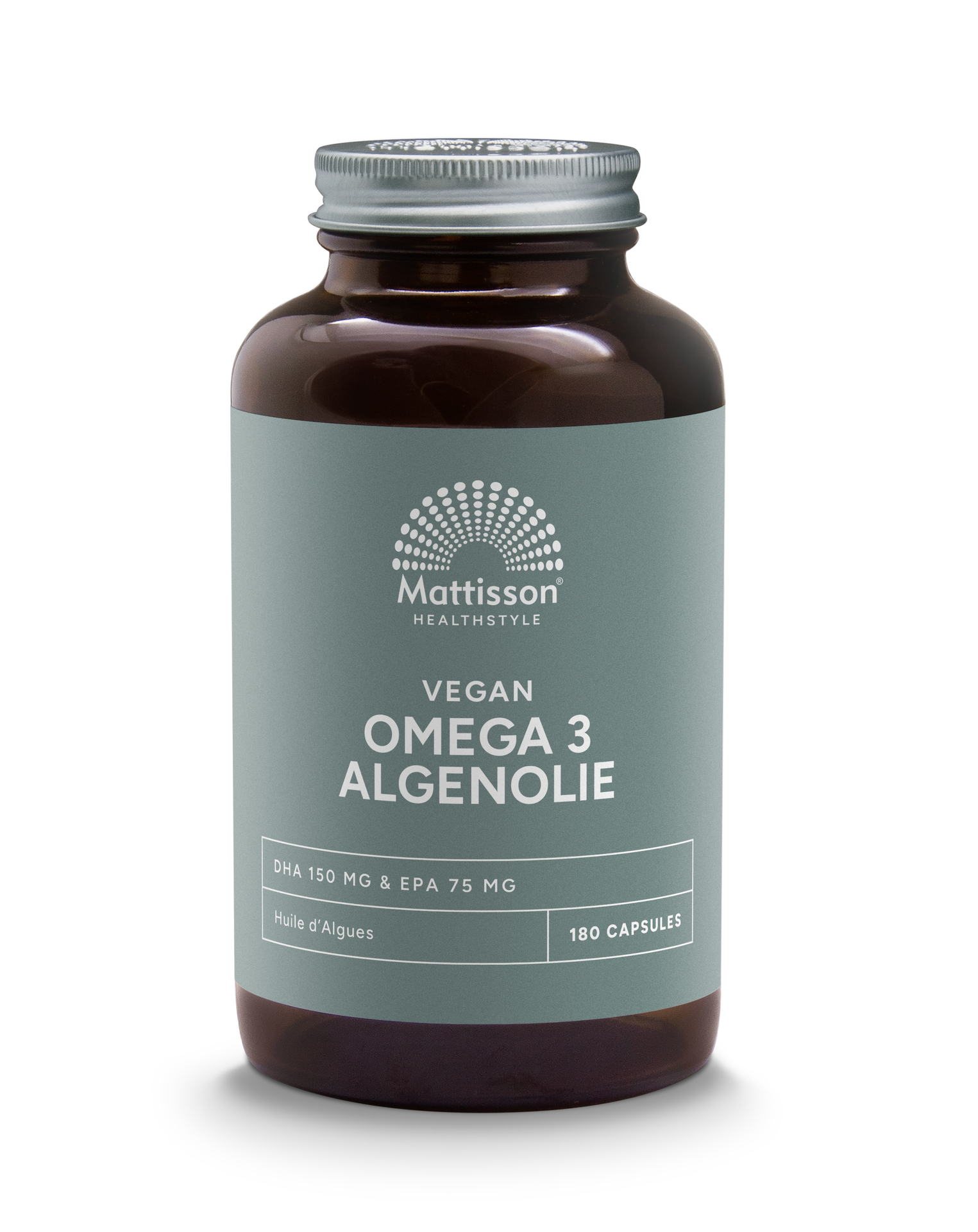 Vegan Omega-3 Algenolie - DHA 150mg & EPA 75mg - 180 caps - Mattisson