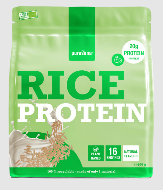 Purasana - Vegan Prote&iuml;ne Rijst - 400 gram
