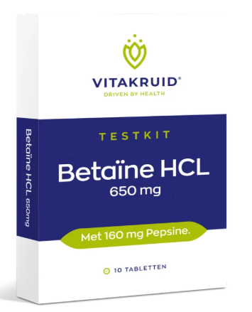 Vitakruid - Beta&iuml;ne HCL Testkit - 10 tabletten