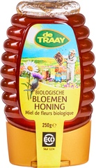 Bloemenhoning BIO Knijpfles - 250 gram - De Traay
