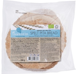 Florentin - Spelt Pitabrood - 4x 65g