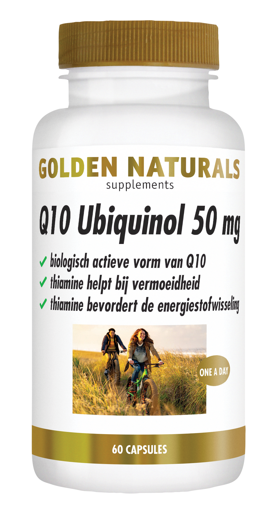 Golden Naturals - Q10 Ubiquinol 50mg - 60 capsules