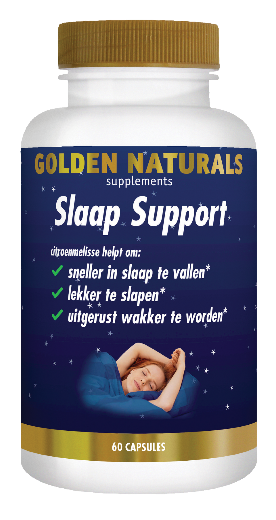 Slaap Support - 60vcaps - Golden Naturals