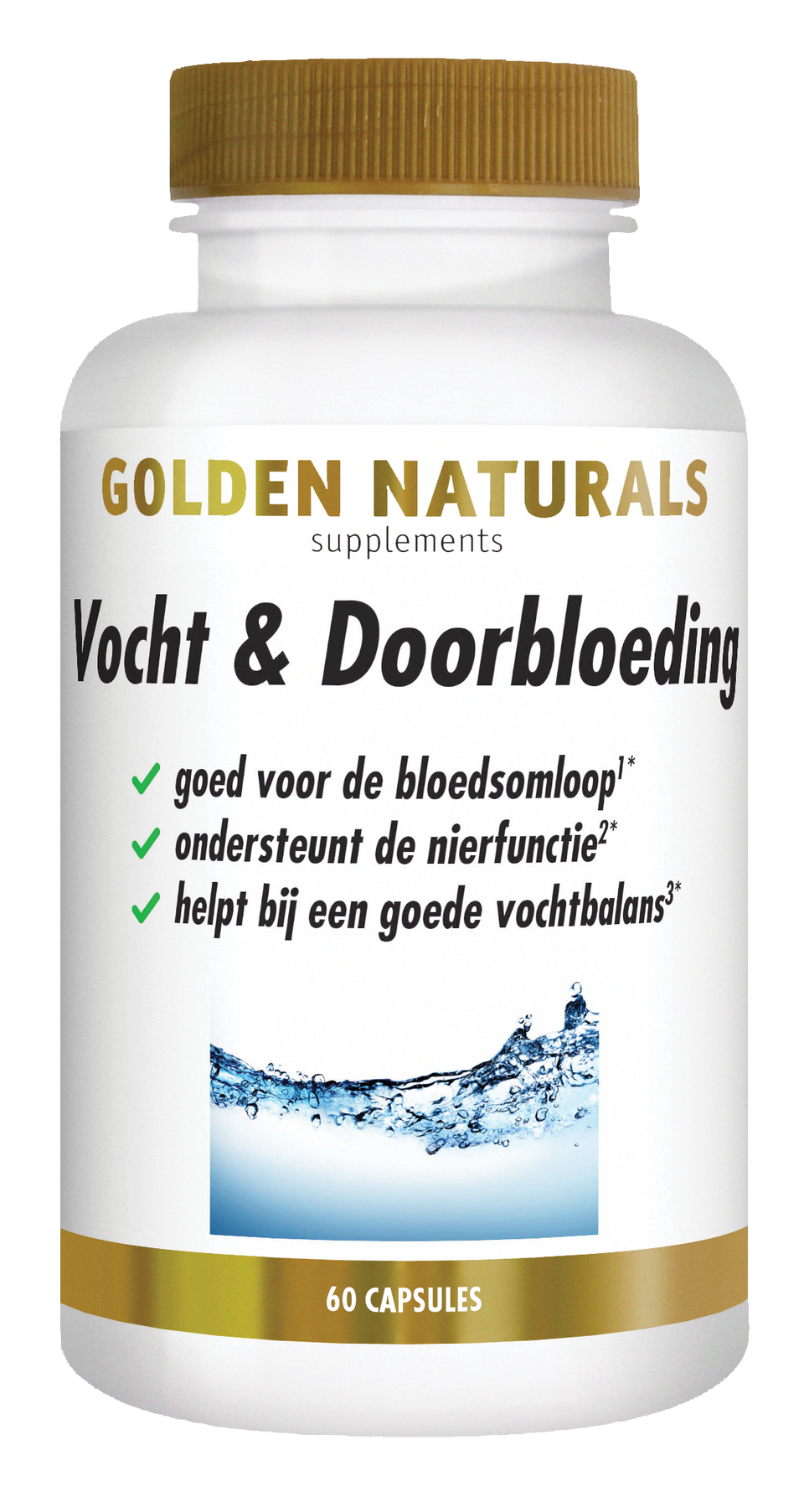 Vocht & Doorbloeding - 180 vcaps - Golden Naturals