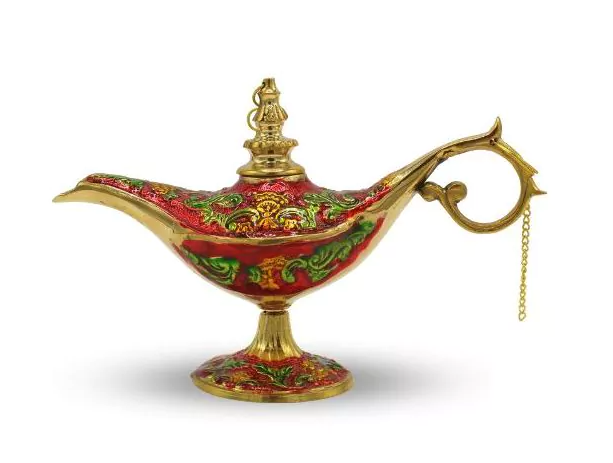 Koperen Lamp Aladin 