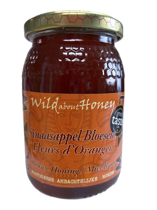 Rauwe Sinaasappel Bloesem Honing 500g van Wild About Honey