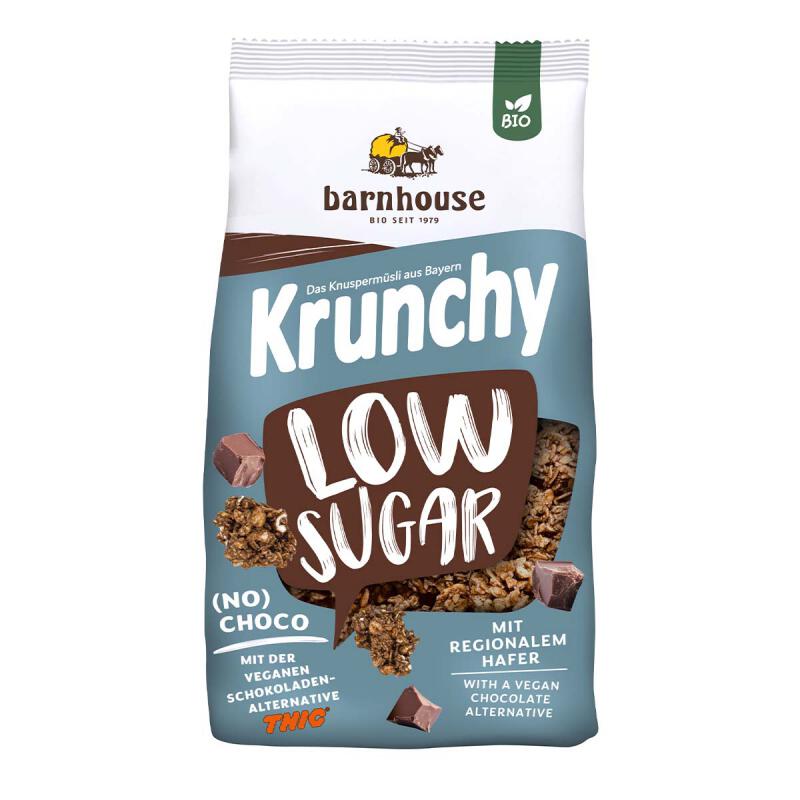 Barnhouse - Krunchy low sugar chocolade - 375 gram