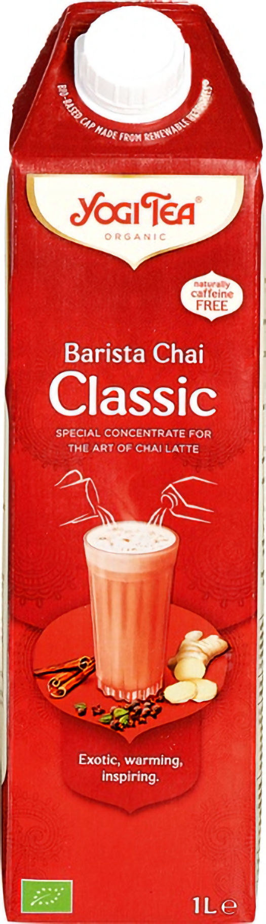 Biologisch chai-concentraat voor een romige chai latte in enkele minuten