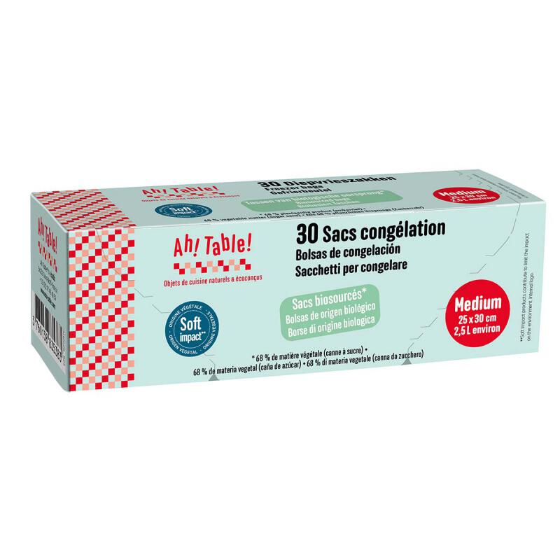 AH! TABLE! - Diepvrieszakken 1 liter - 30 stuks