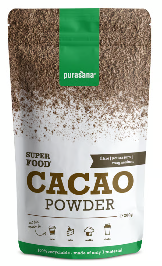Purasana - Cacao poeder - 200 gram