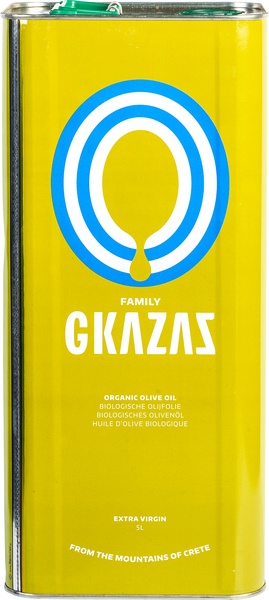 Gkazas - Olijfolie Extra Vierge Grieks Bio - 5 Liter