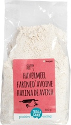 Terrasana Glutenvrij Havermeel Bio 500 g &ndash; fijn bakmeel