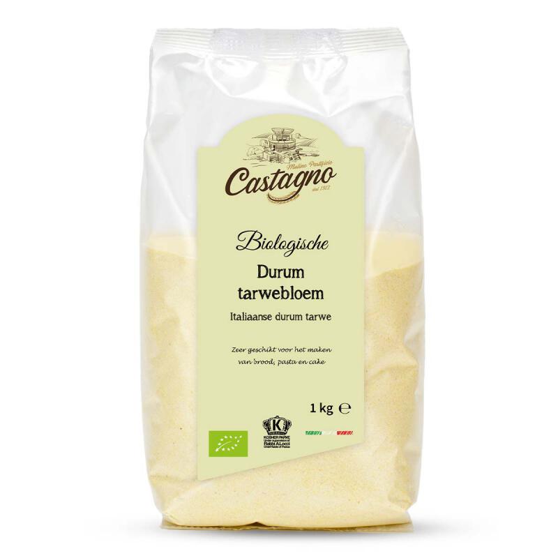 Castagno Durum Tarwebloem 500 gram voor authentieke pasta en pizza