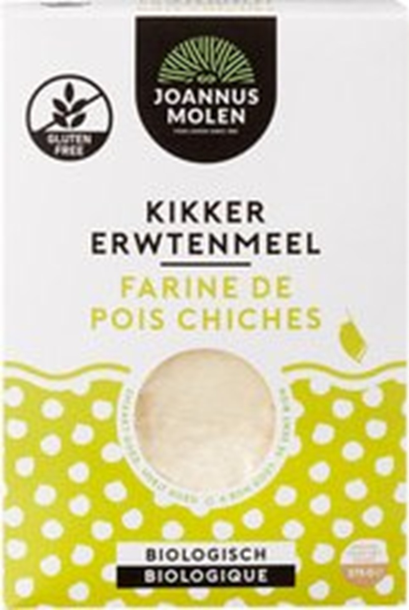 Joannusmolen Kikkererwtenmeel 400 gram voor veelzijdige hartige recepten