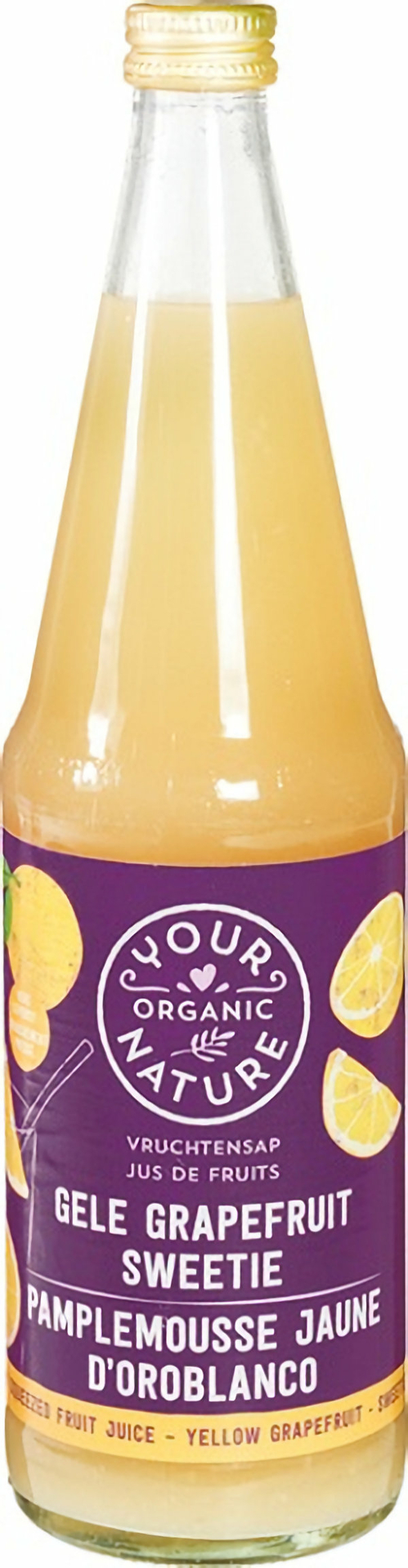 Your Organic Nature Biologisch Grapefruit Sweetie Sap mildere bittersmaak