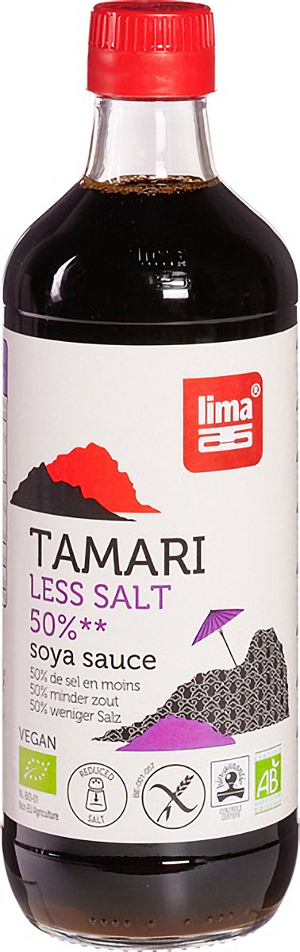 Lima Biologische Tamari 50% Minder Zout met krachtige umamismaak
