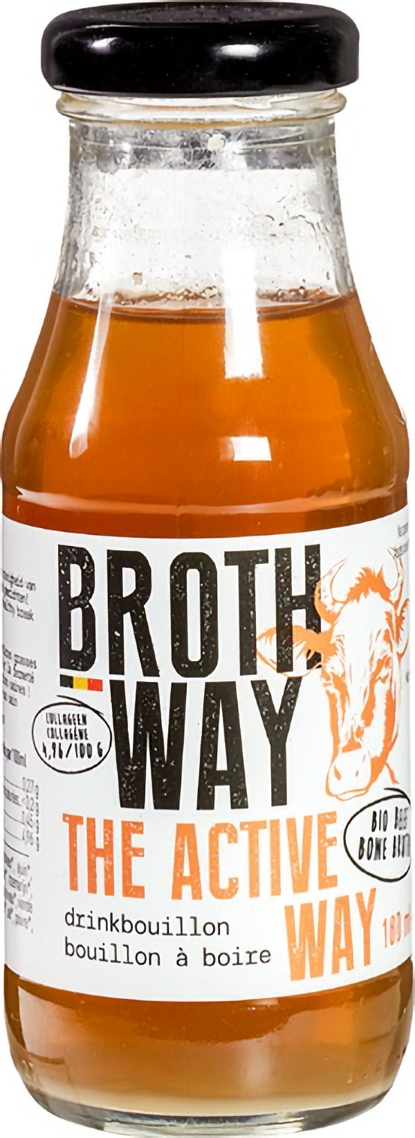 Brothway Biologische Drinkbouillon Rund rijk aan collageen en eiwitten