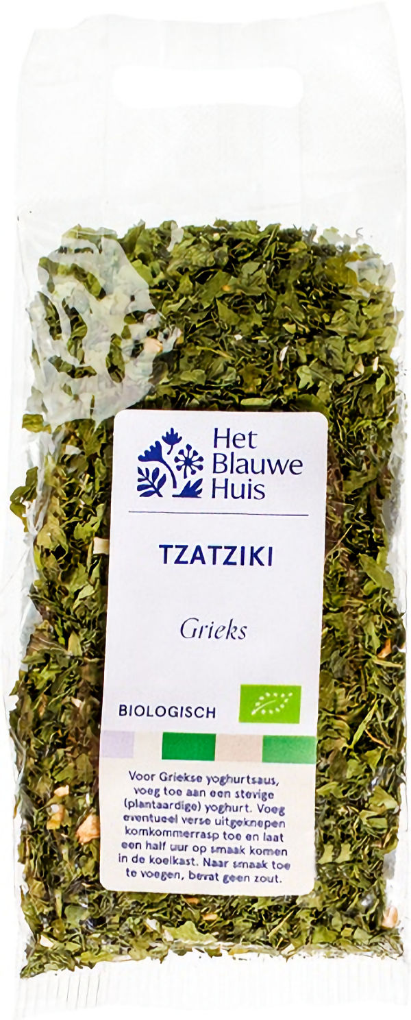 Het Blauwe Huis Biologische Tzatziki Kruidenmix voor zelf verse tzatziki