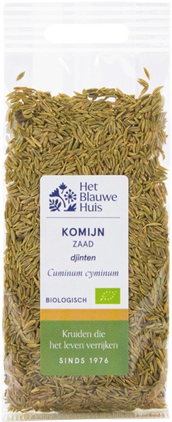 Het Blauwe Huis Biologisch Komijnzaad Heel extra aromatisch na kort roosteren