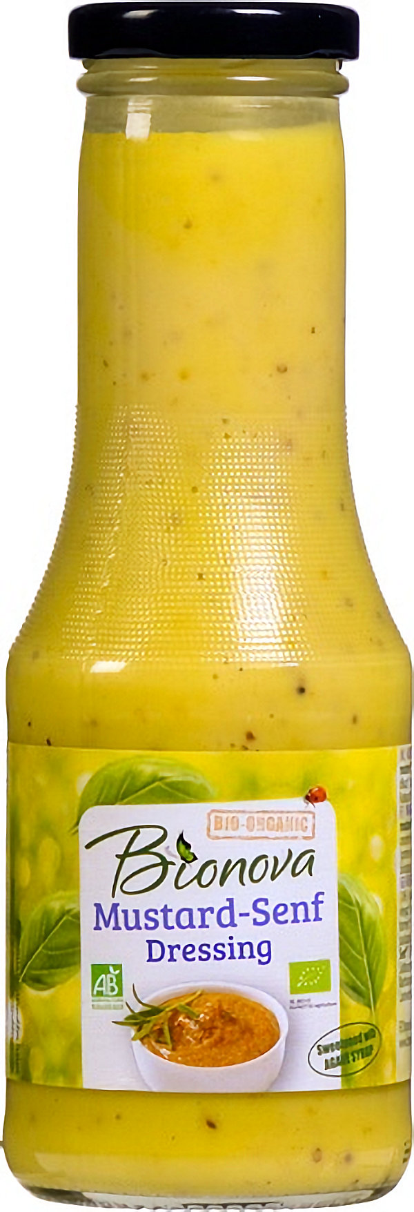 Bionova Biologische Mosterd Salade Dressing 290 ml met 10% mosterd