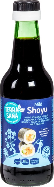 TerraSana Biologische Shoyu Milde Sojasaus 250 ml 18 maanden gefermenteerd