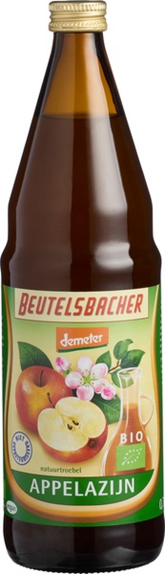 Beutelsbacher biodynamische appelazijn natuurtroebel en niet gepasteuriseerd