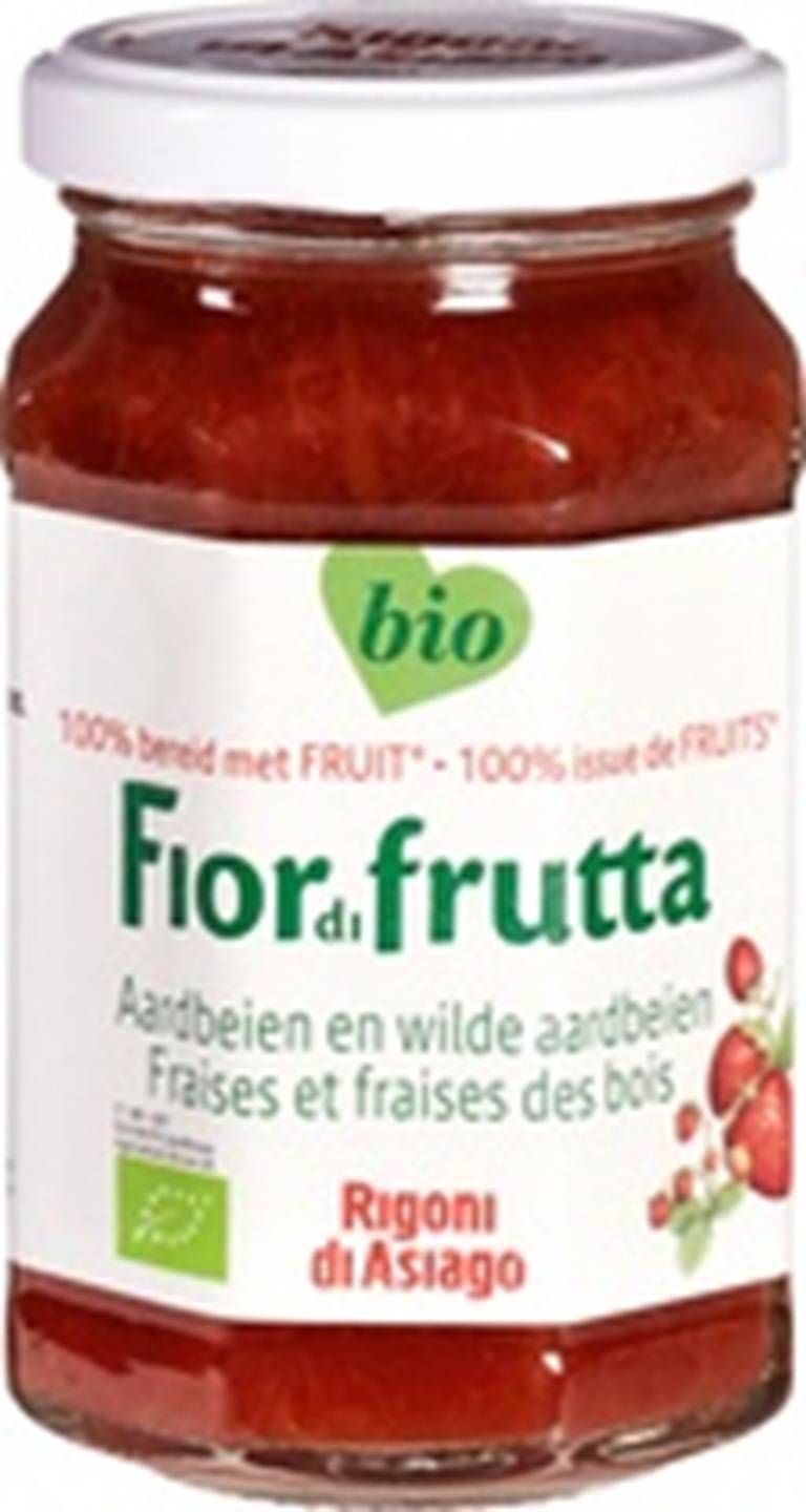 Fiordifrutta Aardbeien en Wilde Aardbeien Fruitbeleg 250 g &ndash; volle fruitsmaak