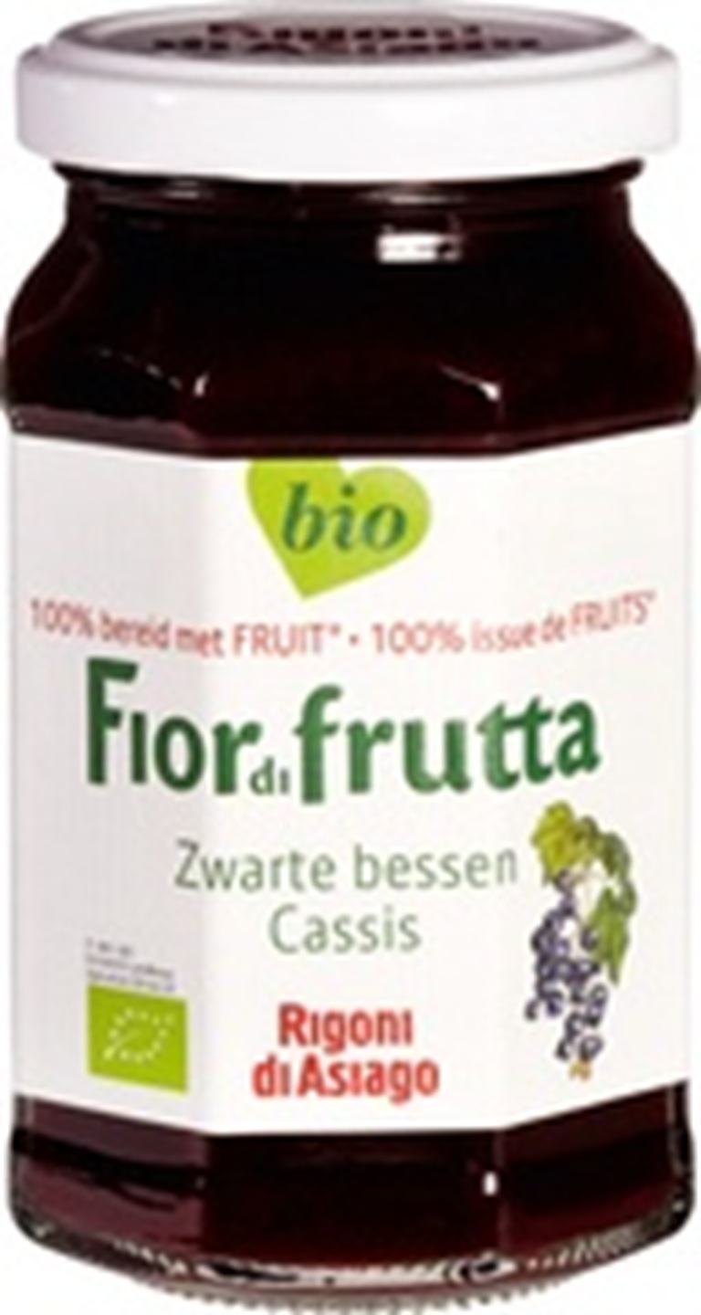 Fiordifrutta Zwarte Bessen Fruitbeleg Bio 250 gram met karakteristieke bessensmaak