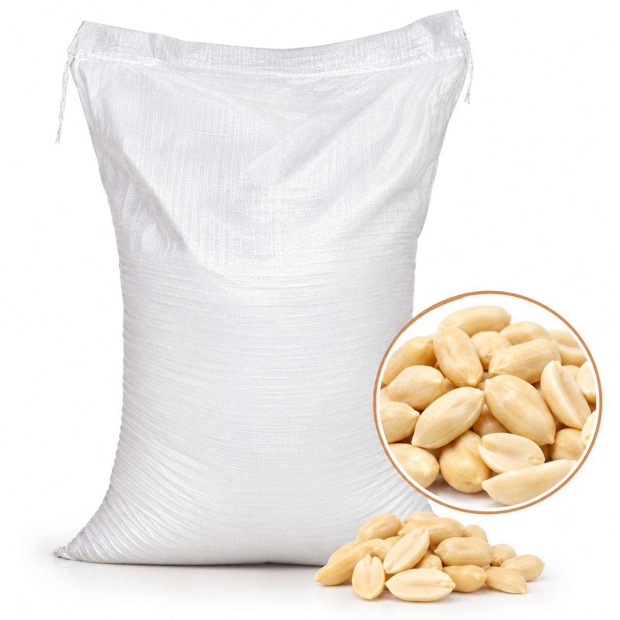 DO IT Organic biologische geblancheerde pinda's 25 kg grootverpakking