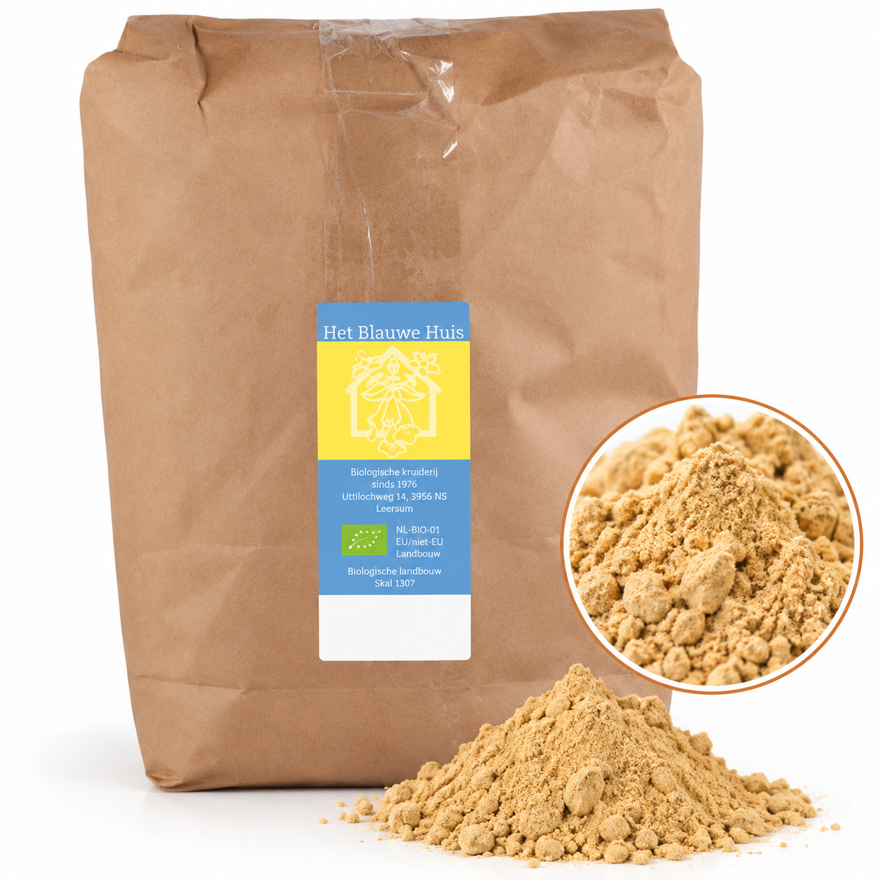 Het Blauwe Huis - Gemberpoeder - 1 kg
