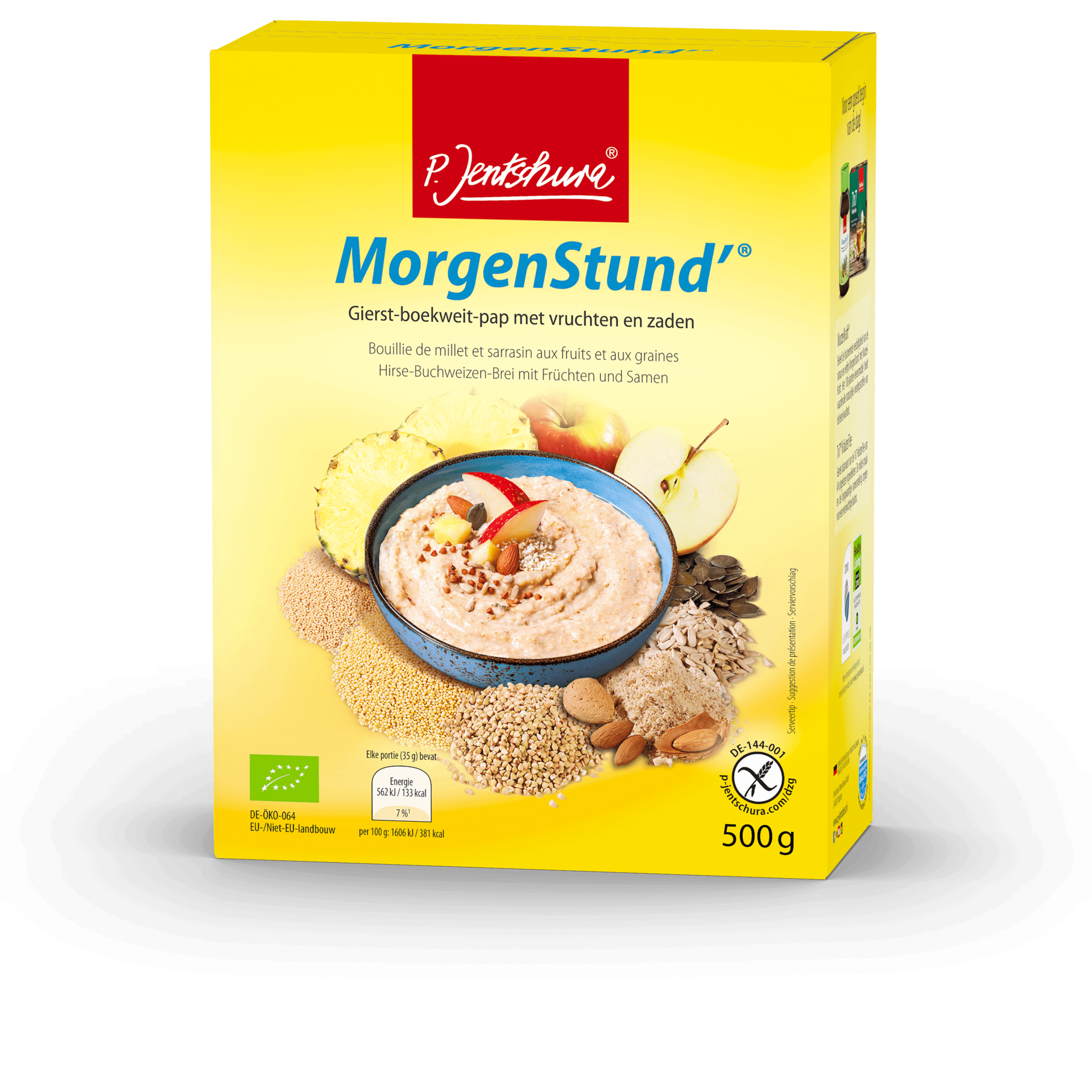 Jentschura MorgenStund BIO Ontbijtpap 500 g zonder toegevoegde suikers